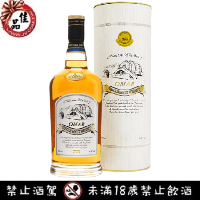 Omar單一麥芽威士忌 (波本花香)