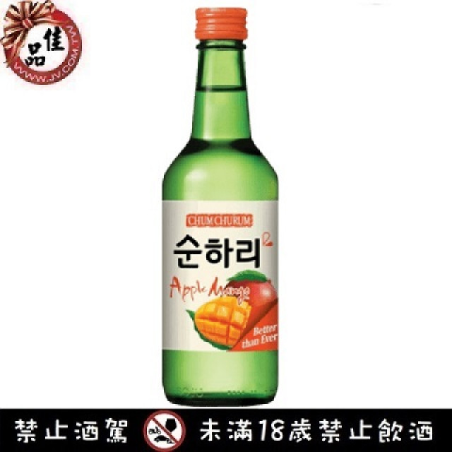 初飲初樂 芒果燒酒 Chum Churum Apple Mango Soju