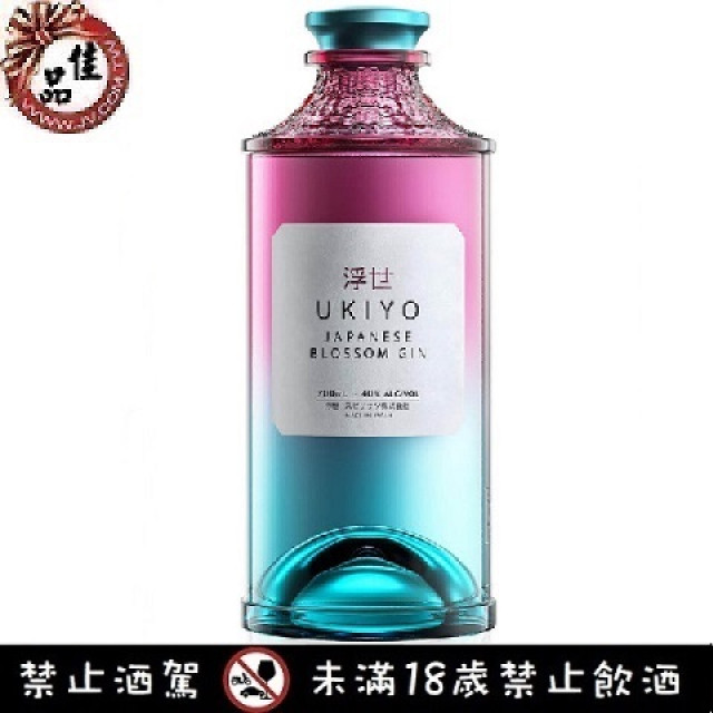 浮世 花香琴酒 Ukiyo Japanese Blossom Gin
