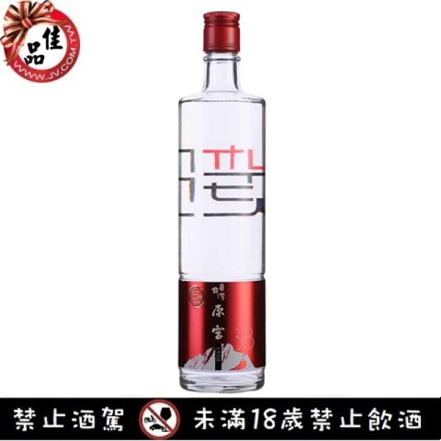 玉山台灣原窖1950高粱酒38度