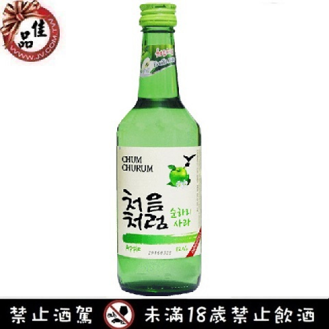 初飲初樂 蘋果燒酒 Chum Churum Apple Soju